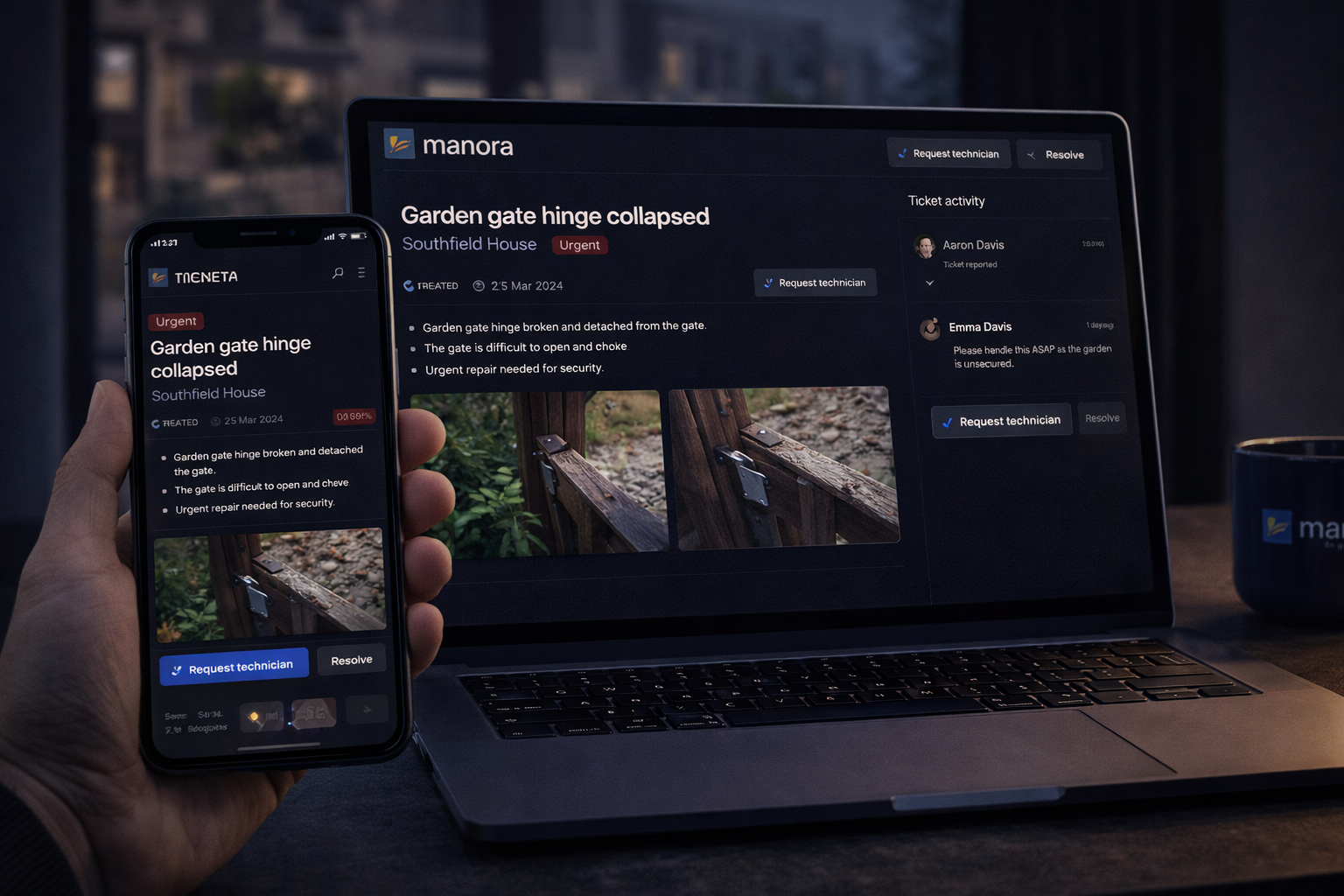 Contractor task detail